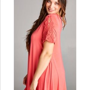 Coral Tunic dress plus